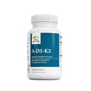 Supplement bottle labeled 'A-D3-K2' by Terry Naturally on a white background