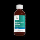 Bottle of Bronchial Clear syrup with a label on a white background
