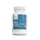 Supplement bottle labeled 'PEA Healthy Inflammation Response' by Terry Naturally on a white background