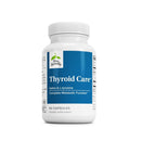 Supplement bottle labeled 'Thyroid Care' on a white background