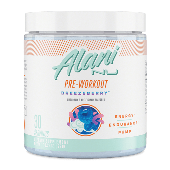 Alani NuAlani Nu PreWorkout, Zero Carbs, Gluten - Free 200mg Caffeine 30 servingsPre - WorkoutBreezeberry810030510314