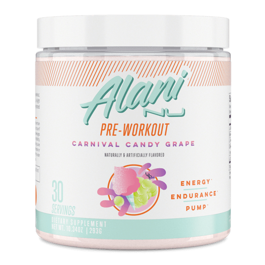 Alani NuAlani Nu PreWorkout, Zero Carbs, Gluten - Free 200mg Caffeine 30 servingsPre - WorkoutCarnival Candy850645008097