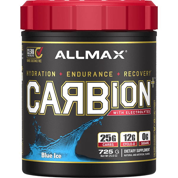 All Max NutritionAll Max Nutrition CARBion+ with Electrolytes 25.6 oz (725 g) 25 servingsAmino AcidsBlue Ice665553228235