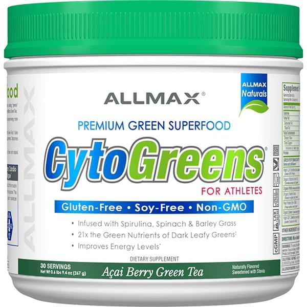 All Max NutritionAll Max Nutrition CytoGreens, Premium Green Superfood for Athletes 30 servingsSuperfoodsACAI BERRY GREEN TEA665553222844