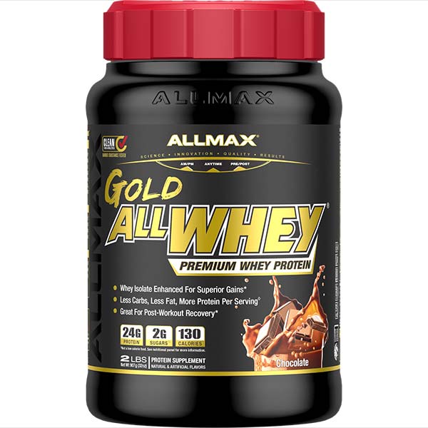 All Max NutritionAll Max Nutrition Gold Allwhey Premium Whey Protein 2lbsProteinChocolate665553200477