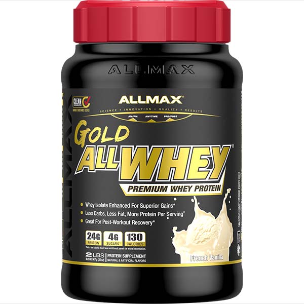 All Max NutritionAll Max Nutrition Gold Allwhey Premium Whey Protein 2lbsProteinVanilla665553200484