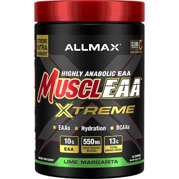 All Max NutritionAll Max Nutrition MusclEAA Xtreme 10g EAA, 550mg Mediator PA 30 ServingsAmino AcidsLime Margarita665553230085