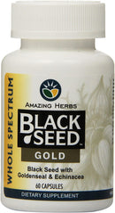 Amazing HerbsAmazing Herbs Black Seed Gold, with Goldenseal & Echinacea 60 CapsulesImmune Support665231081008