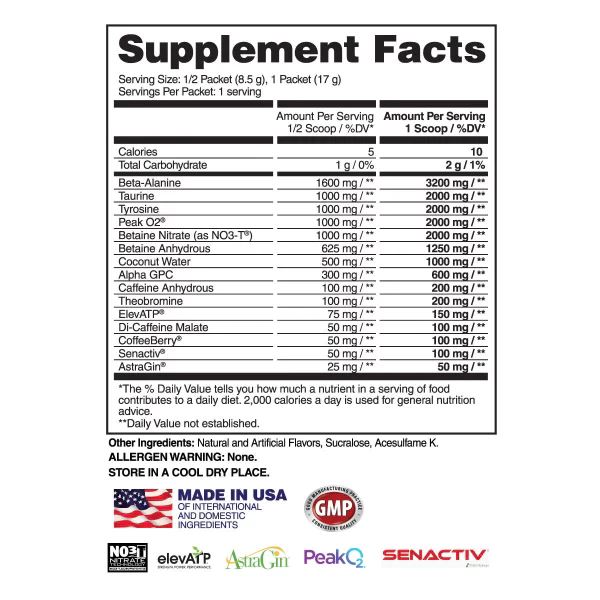 Apollon NutritionApollon Nutrition Assassin Lionheart Ultimate Combat Athlete Pre - Workout 20 servingsPre - WorkoutPassion Fruit Pinapple Strawberry (STACK3D)850042072448