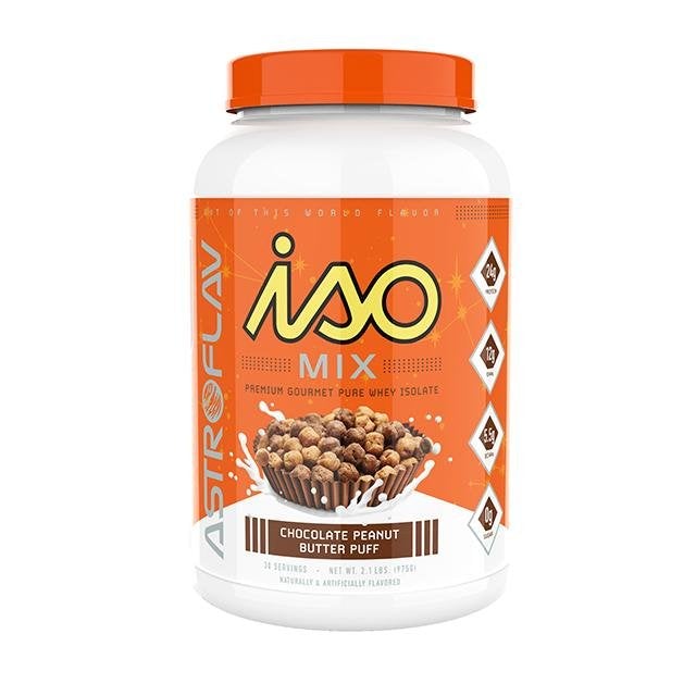 AstroFlavAstroFlav IsoMix Premium Whey Protein Isolate (30 Servings) 25g Protein, 6 FlavorsProteinChocolate Peanut Butter Puff853065008210