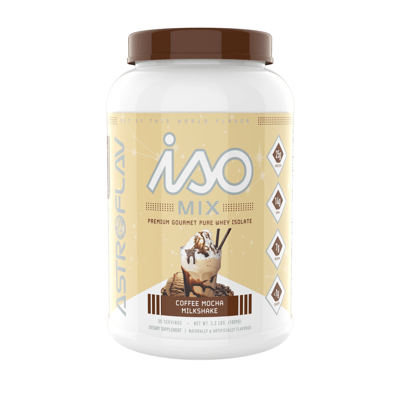 AstroFlavAstroFlav IsoMix Premium Whey Protein Isolate (30 Servings) 25g Protein, 6 FlavorsProteinCoffee Mocha Milkshake853065008388