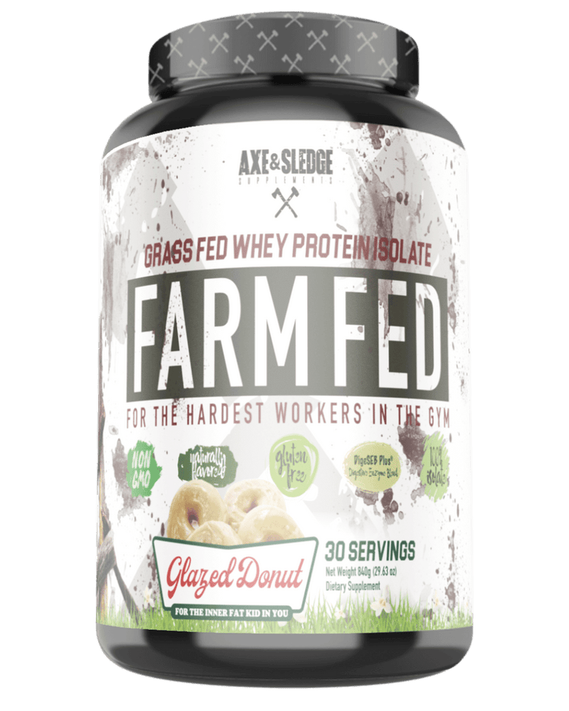 Axe & SledgeAxe & Sledge Farm Fed Grass Fed Whey Protein IsolateProteinGlazed Donut750258225785