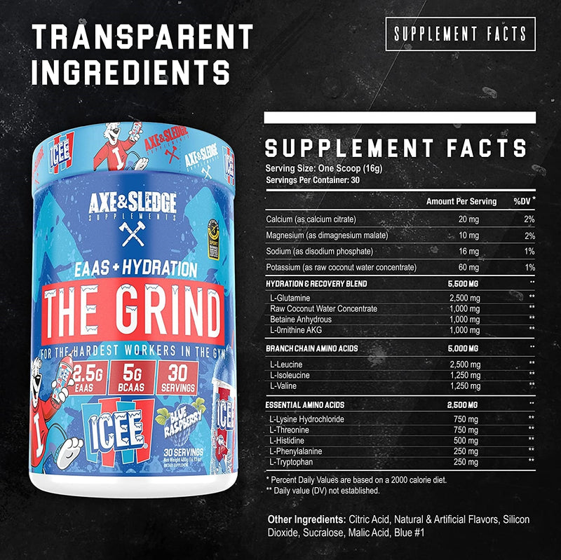 Axe & SledgeAxe & Sledge THE GRIND EAA's & HydrationAmino AcidsSWAMP BEAST753577016102