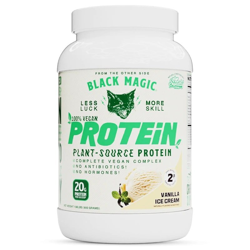 Black Magic SupplyBlack Magic Supply Black Magic 100% Vegan Plant Source Protein 1.96lb 25 servingsPlant - based ProteinVANILLA ICE CREAM860006983949