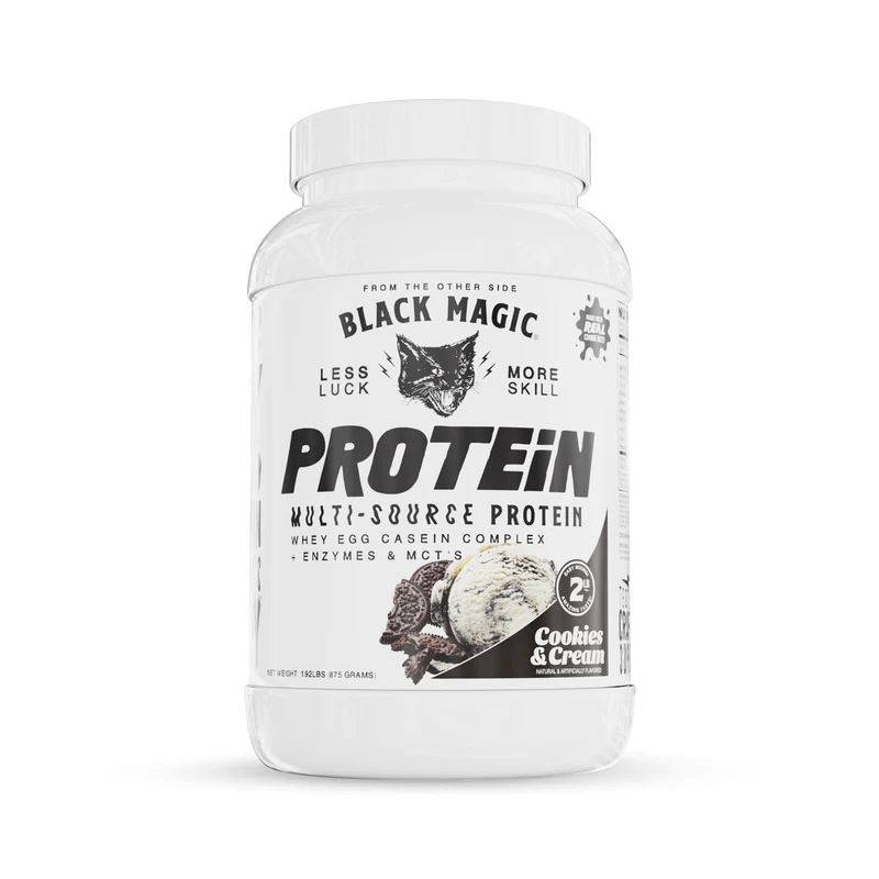 Black Magic SupplyBlack Magic Supply Multisource Protein Powder with Egg Casien Complex, Enzymes & MCT 2lbProteinCOOKIES & CREAM860007487224