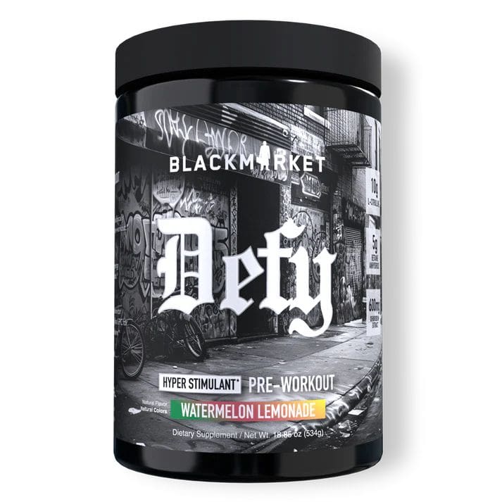 BLACKMARKETBLACKMARKET DEFY High Stim Pre - Workout 20/40 servingsPre - WorkoutWatermelon Lemonade810055901135