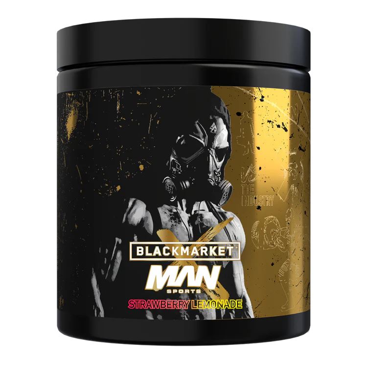 BLACKMARKETBlackMarket X Man Sports Collab Pre - Workout, 26g of active ingredients 40/20 servingsPre - WorkoutStrawberry Lemonade810055901142