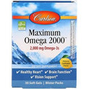 CarlsonCarlson Maximum Omega 2000 mgOils & Omega 3s30 Softgels088395600203