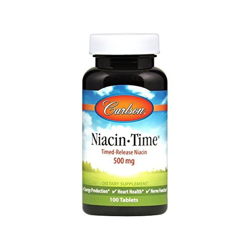 CarlsonCarlson NiacinTime 500 mg 100tabsVitamins & Minerals088395027918