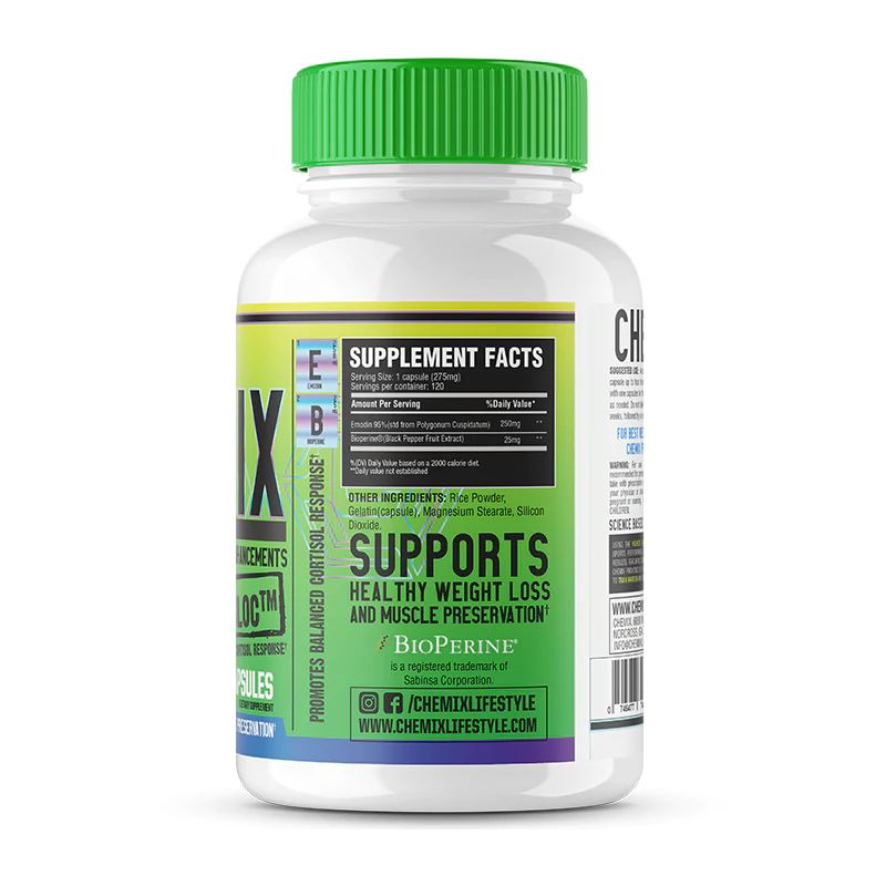 ChemixChemix CortiBloc Cortisol Management, Supports Adrenal Fatigue, Stress & Exhaustion Support 120 CapsVitamins & Supplements746477746026