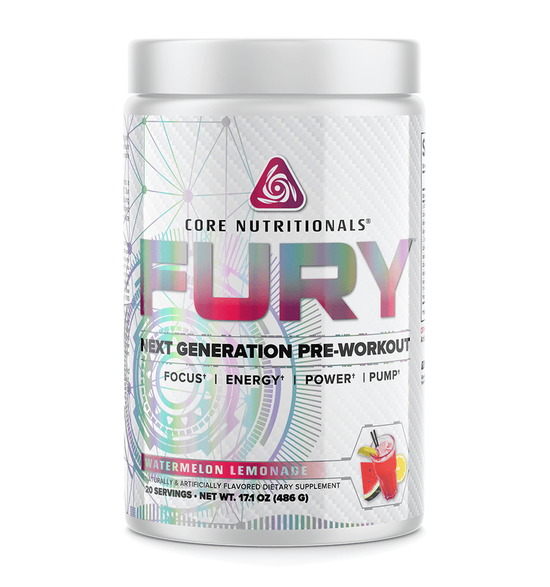 Core NutritionalsCore Nutritionals FURY Next Generation PreWorkoutPre - WorkoutWatermelon Lemonade672975315511