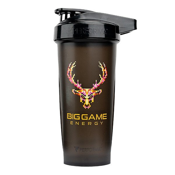 DAS LabsDAS Labs Big Game Energy Perfect Shaker Blender Bottle 28 oz Assorted PrintsBlack / Peach Passion811374037772