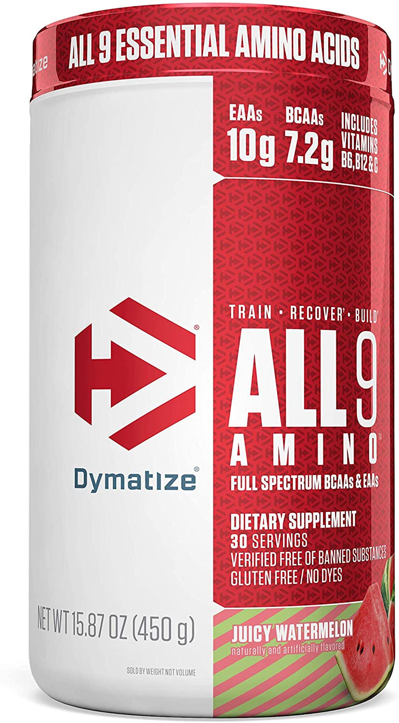 DymatizeDymatize All 9 Amino, Full Spectrum BCAAs & EAAs 30 ServingsAmino AcidsJuicy Watermelon705016181049