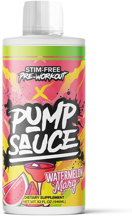 Freedom FormulationsPump Sauce Stim - Free Pre - Workout 32oz 10/20mg Glycerol per servingPre - WorkoutWatermelon Marg698596992276