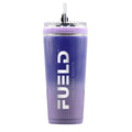 FUELDFUEL Branded Ice Shaker Tumbler, Stainless Steel Insulated Water Bottle without Straw 26ozShaker BottleLILAC DREAMING650245042787