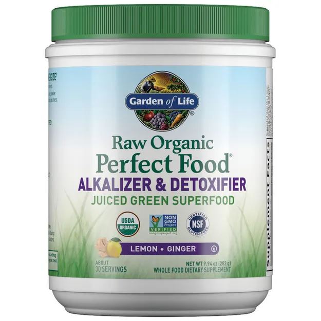 Garden of LifeGarden of Life Raw Organic Perfect Food Alkalizer & Detoxifier Juiced Green Superfood 30 servingsDigestive Health658010117142