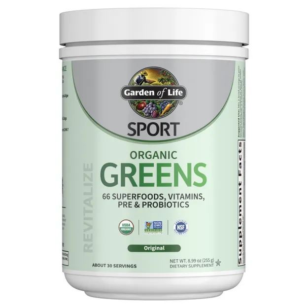 Garden of LifeGarden of Life Sport Organic Greens 66 Superfoods, Vitamins, Pre & Probiotics 30 servingsSuperfoods658010133159