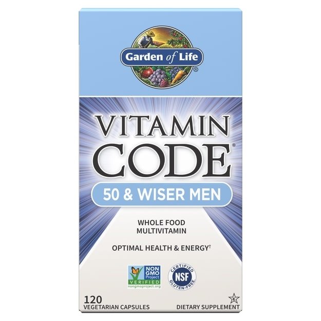 Garden of LifeGarden of Life Vitamin Code 50 & Wiser Men 120 CapsVitamins & Minerals658010113694