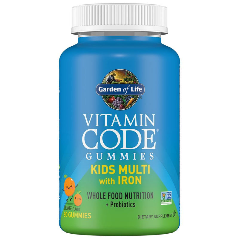 Garden of LifeGarden of Life Vitamin Code Kids Multi with Iron, Supports Digestive Health 90 gummiesVitamins & Minerals658010133326