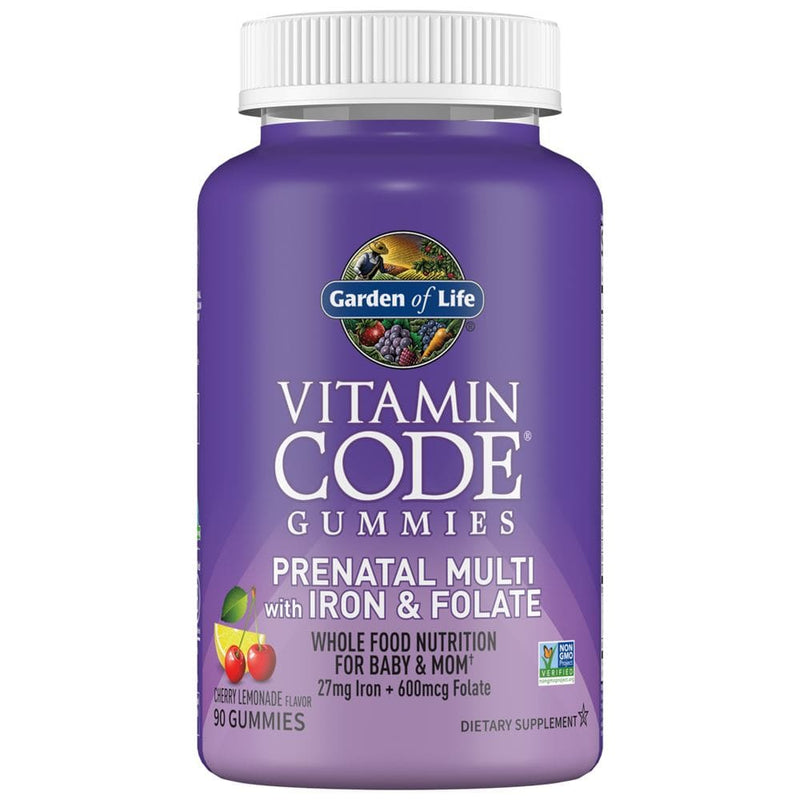 Garden of LifeGarden of Life Vitamin Code Prenatal Multi with Iron & Folate, Blood & reproductive system health 90 gummiesVitamins & Minerals658010133340