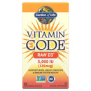 Garden of LifeGarden of Life Vitamin Code Raw D3, Vitamin D 5,000 IU, Raw Whole Food Vitamin D with Chlorella, Fruit, Veggies & Probiotics for Bone & Immune Health, 60 Vegetarian CapsVitamins & Minerals658010115865