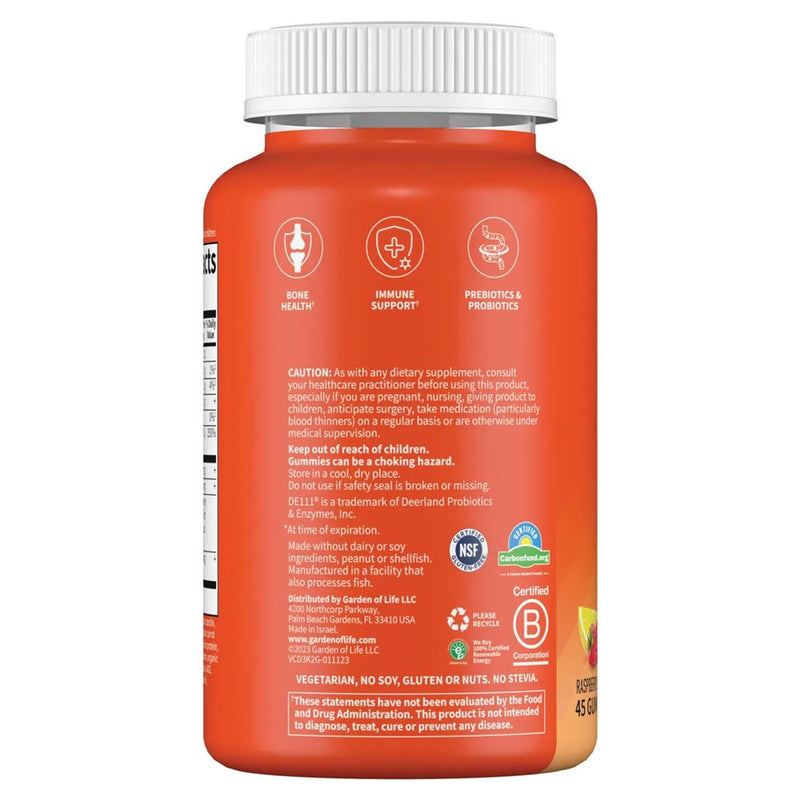 Garden of LifeGarden of Life Vitamin Code Vitamin D3 & K2 Gummies 45 GummiesVitamins & Minerals658010133265