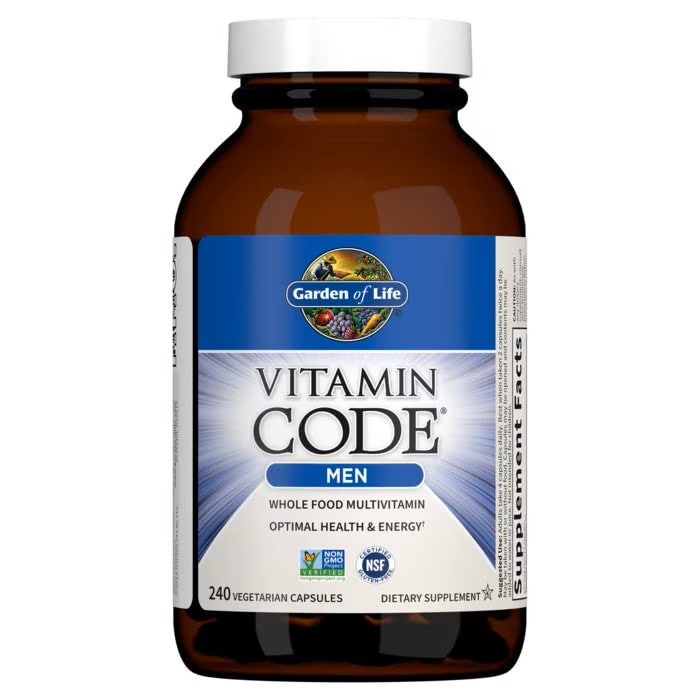 Garden of LifeGarden of Life Vitamin Code Whole Food Multivitamin for Men, Optimal Health & Energy, Healthy stress responseVitamins & Minerals658010113687