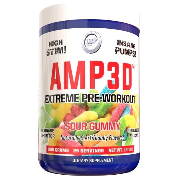 Hi - Tech PharmaceuticalsHiTech Pharmaceuticals Amped3D Extreme Pre - Workout 25 ServingsPre - Workout811836027877