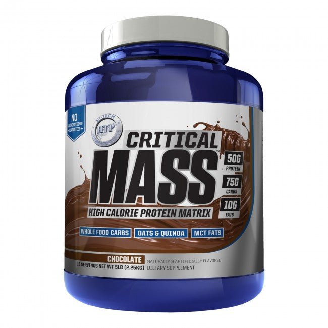 Hi - Tech PharmaceuticalsHiTech Pharmaceuticals Critical Mass High Calorie Protein Matrix 5LB (50g Protein 75g Carbs 10g Fat)Mass Gainer811836023992