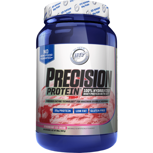 Hi - Tech PharmaceuticalsHiTech Pharmaceuticals Precision Protein 100% Hydrolyzed Whey Protein with Enzyme 2lbProtein811836023428