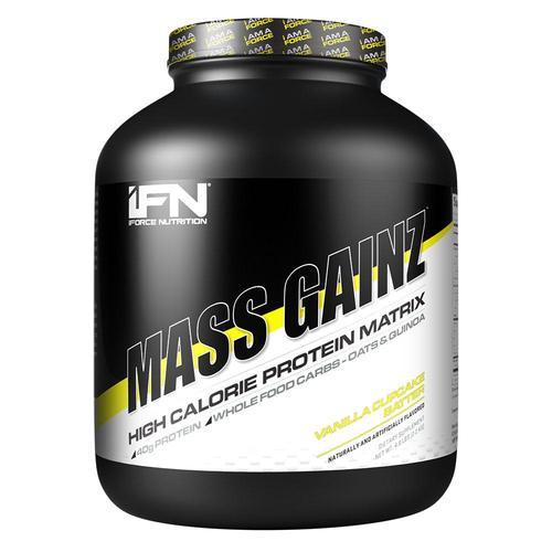 iForce NutritioniForce Nutrition MASS GAINZ High Calorie Protein Matrix (40g Protein + Whole Food Carbs Oats & Quinoa)Mass Gainer4.8 lb - Vanilla Cupcake Batter819500010095