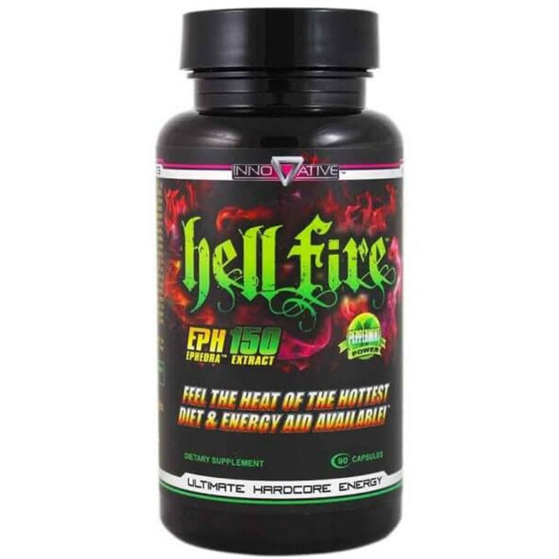 INNOVATIVEINNOVATIVE HiTech Pharmaceuticals Hell Fire w/ 150mg Ephedra Extract 90 CapsulesFat Burner626570615118