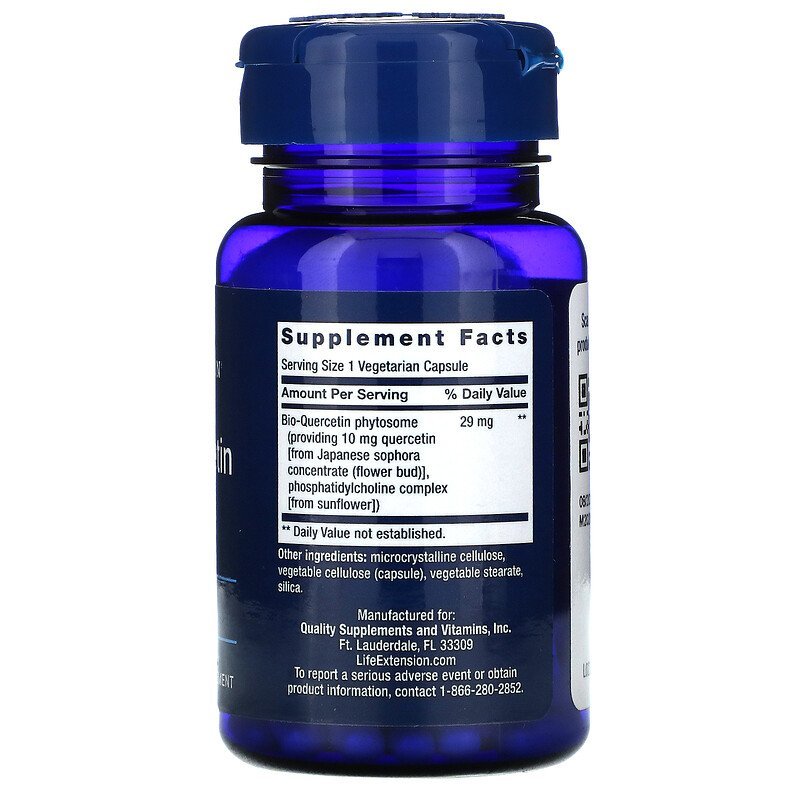 Life ExtensionLife Extension BioQuercetin, 30 Vegetarian CapsulesDigestion Aid737870230236