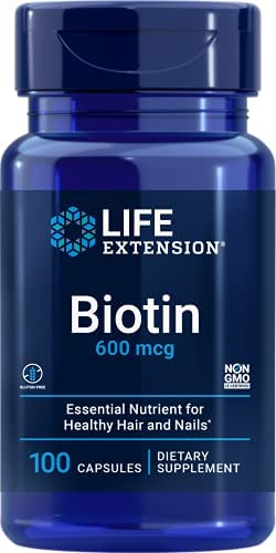 Life ExtensionLife Extension Biotin 600mcg 100 CapsulesPersonal Care737870102106