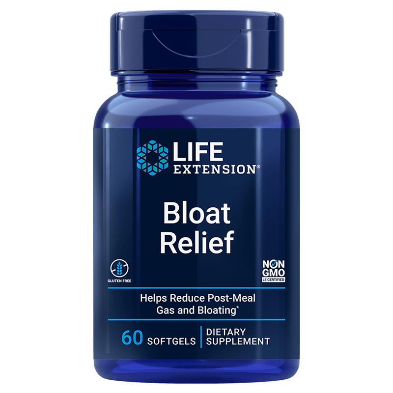 Life ExtensionLife Extension Bloat Relief, reduce post meal gas & bloating 60 softgelsDigestion Aid737870241263