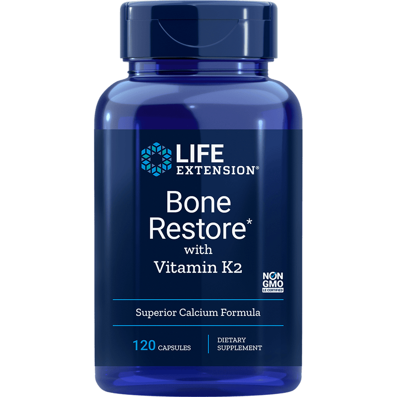 Life ExtensionLife Extension Bone Restore, with Vitamin K2 120 CapsulesVitamins & Minerals737870172710