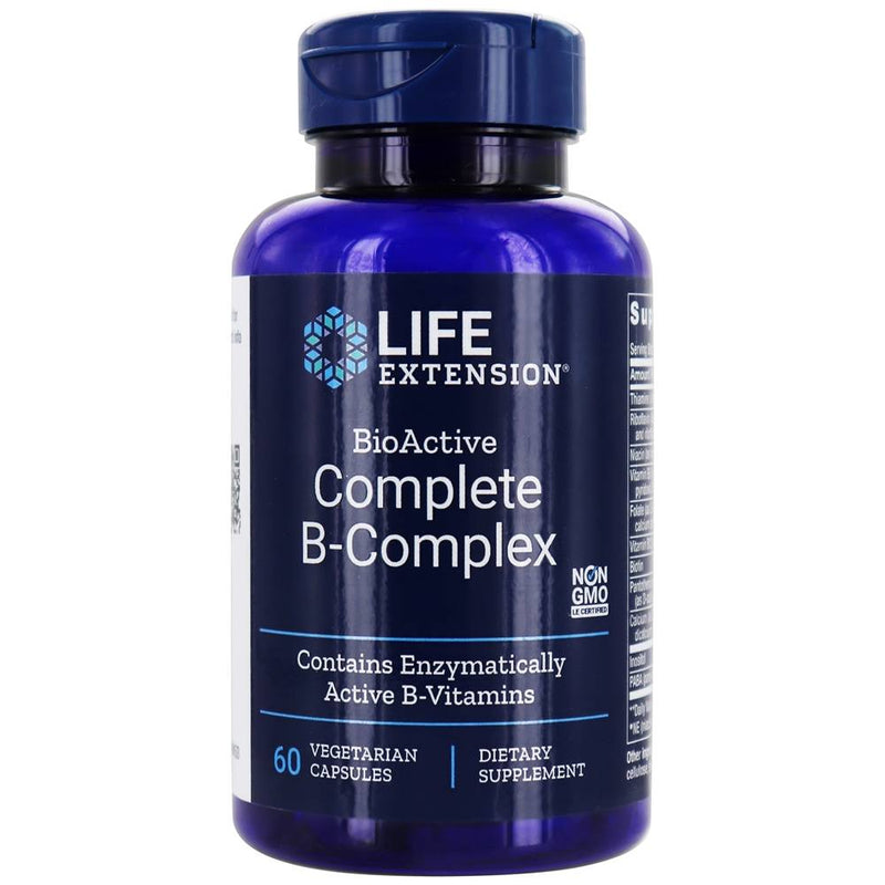 Life ExtensionLife Extension Complete BComplex, BioActive 60 CapsulesVitamins & Minerals737870194569