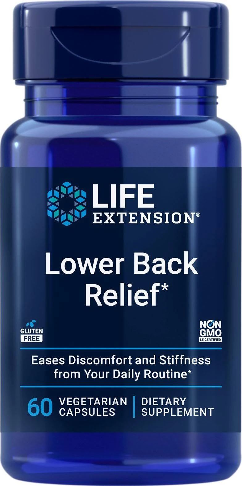 Life ExtensionLife Extension Lower Back Relief * Chinese chaste tree & ginger extracts 60 veg capsMen's Health737870252962