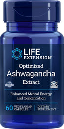 Life ExtensionLife Extension Optimized Ashwagandha Extract 125 mg 60 CapsulesHerbal Support737870888062