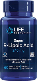 Life ExtensionLife Extension Super RLipoic Acid Supports Cellular Energy, Helps AntiAging, Liver Health, 240mg 60 Veggie CapsImmune Support737870120865